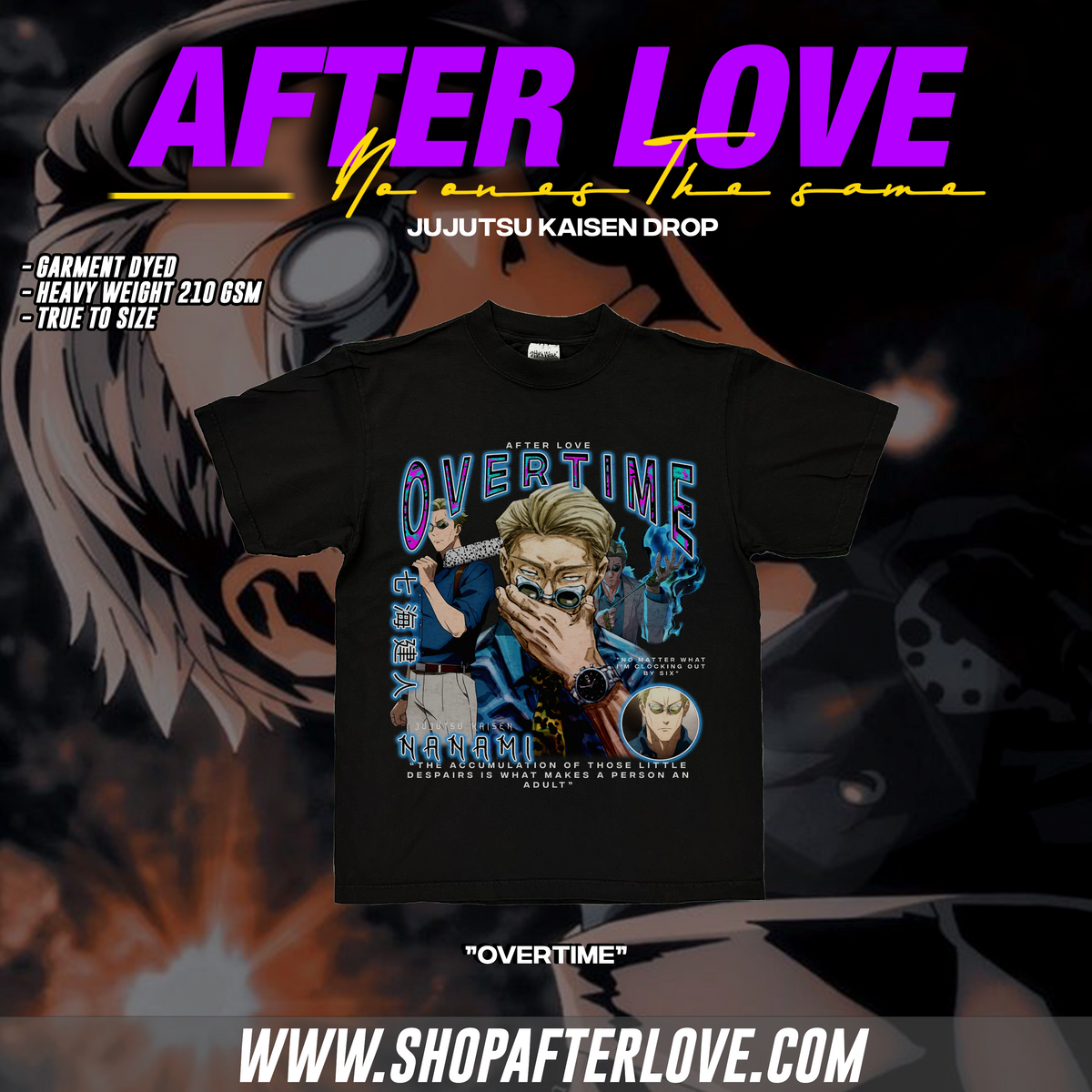 Overtime Graphic Tee – After Love