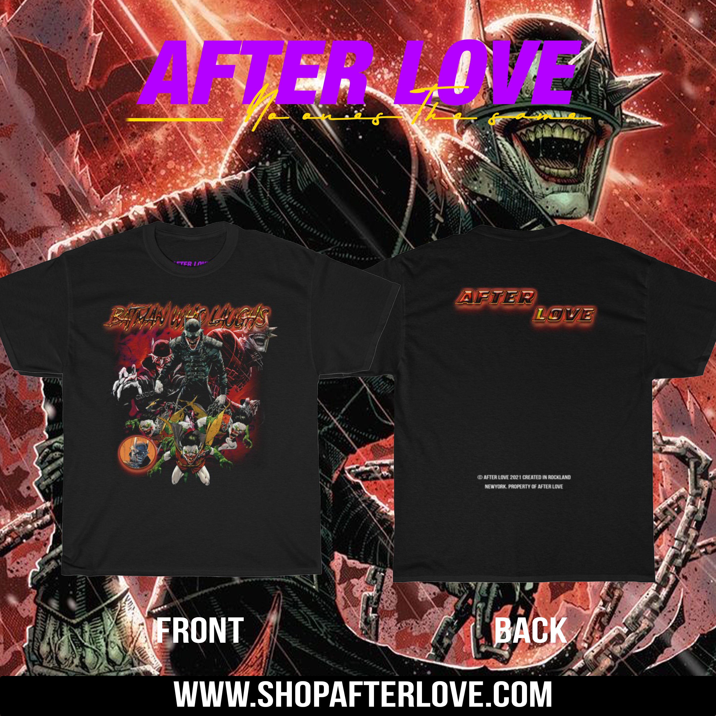 Bat Who Laughs Graphic Tee
