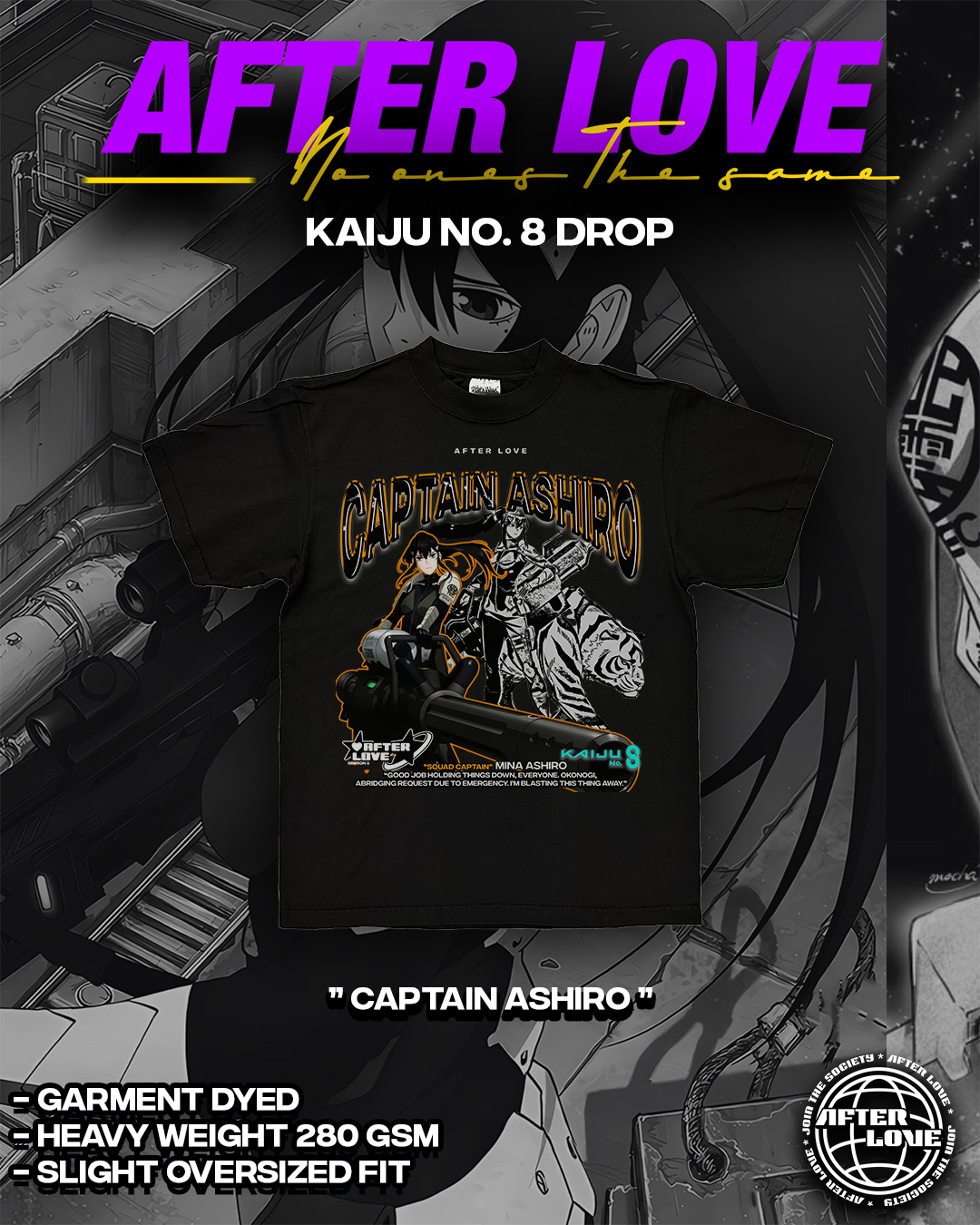 " Captain Ashiro" Graphic Tee
