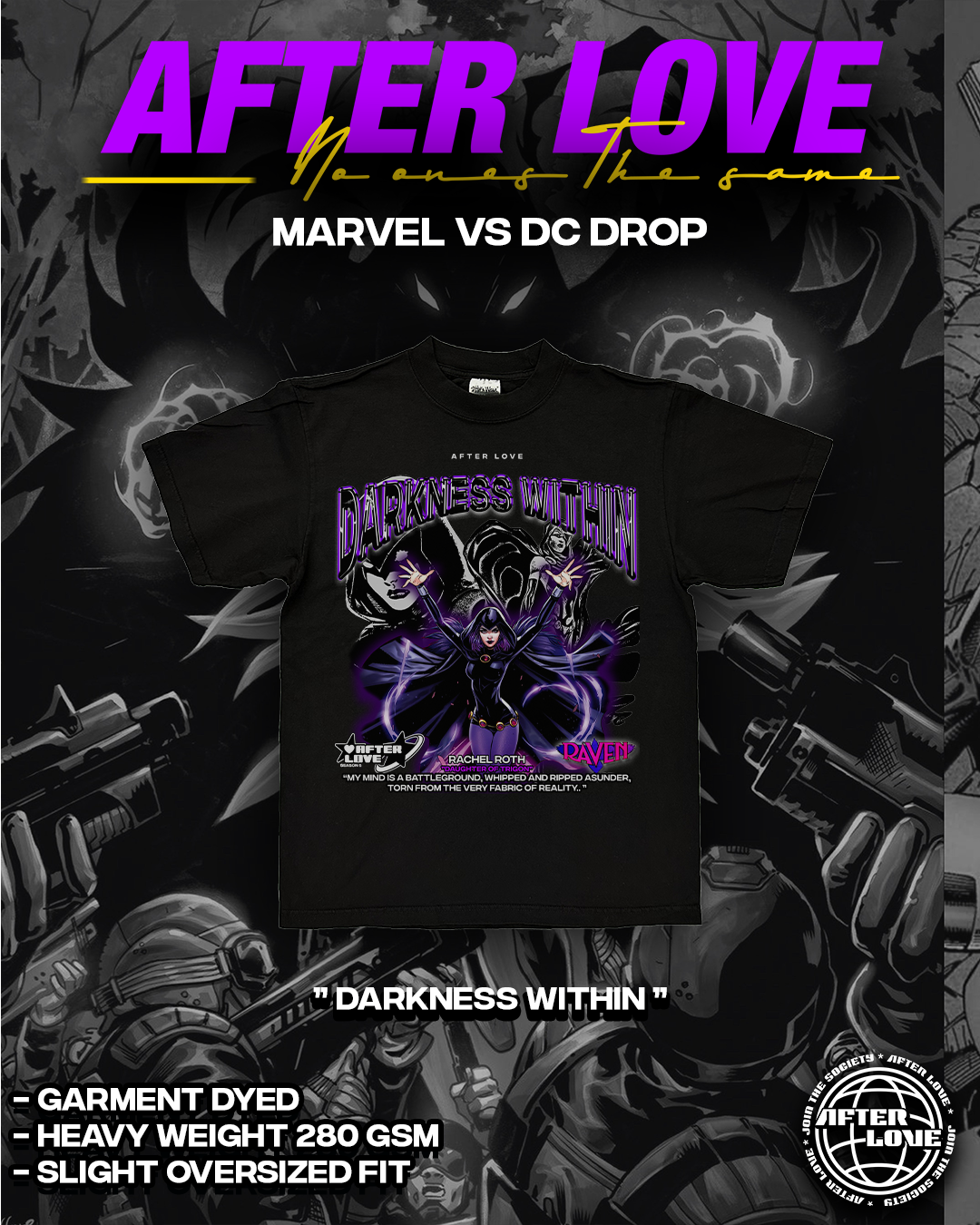 " Darkness Within " Graphic Tee