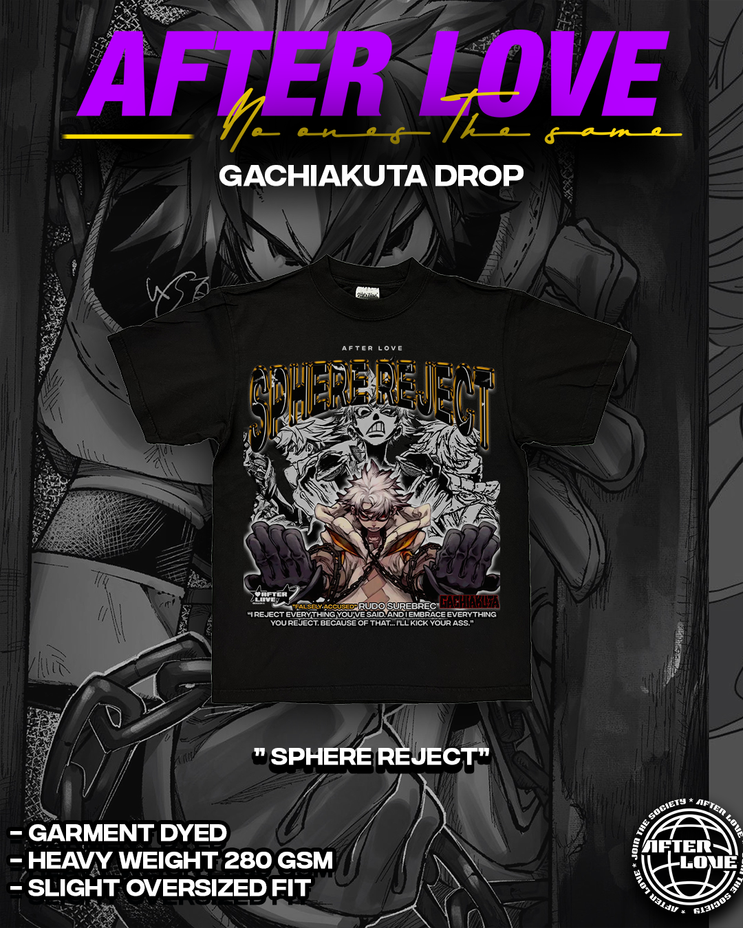 "Sphere Reject " Graphic Tee