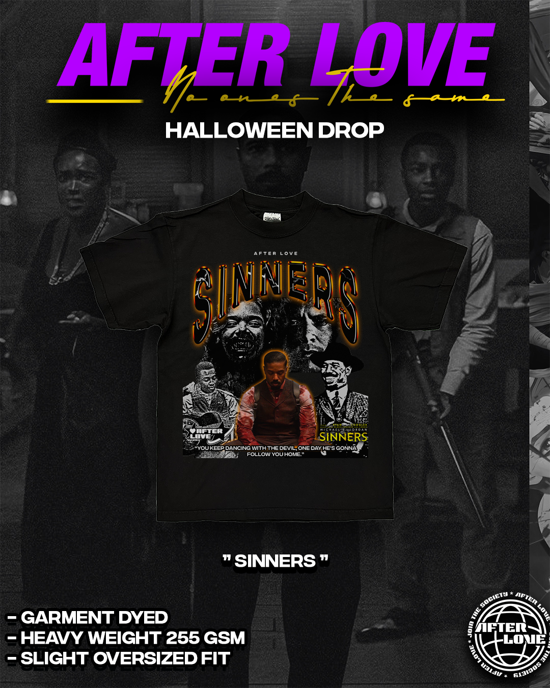 "Sinners" Graphic Tee