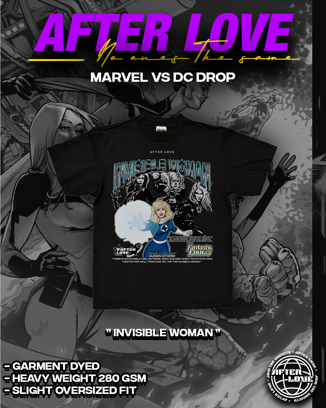 " Invisible Woman" Graphic Tee